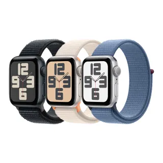 【Apple】Watch Series SE2 2023 GPS版 44mm(鋁金屬錶殼搭配運動型錶環)