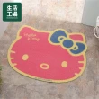 【生活工場】HelloKitty造型刮泥絲圈地墊(50x57cm)