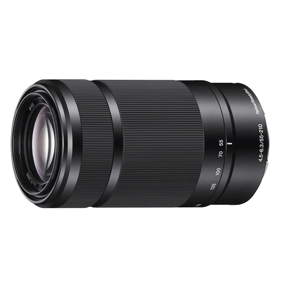 【SONY 索尼】E 55-210mm F4.5-6.3 OSS 彩盒(平行輸入-送 UV保護鏡+吹球清潔組 SEL55210)