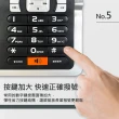 【TCSTAR】二入組_全免持大字鍵來電顯示有線電話(TCT-PH201BK-2)