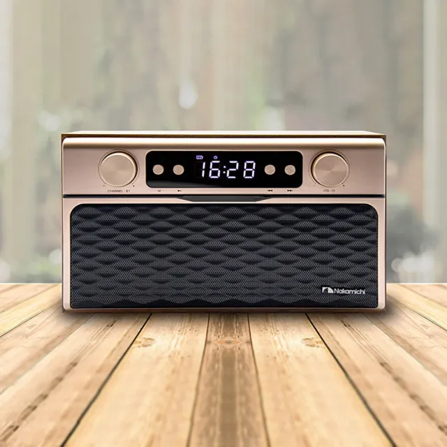 【NAKAMICHI】Soundbox Pro 復古木製藍牙喇叭 2.0(全新升級 匠心打造 震撼低音 完美平衡)
