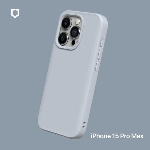 【RHINOSHIELD 犀牛盾】活動品 iPhone 15 Pro Max 6.7吋 SolidSuit經典防摔背蓋手機保護殼(獨家耐衝擊材料)