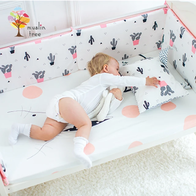 【Muslin tree】嬰兒床加厚防撞床圍寶寶防摔床墊