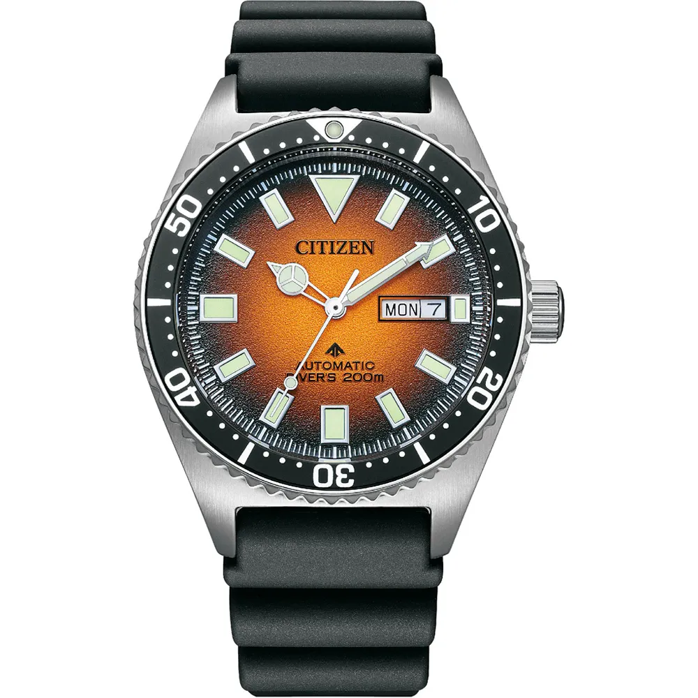 【CITIZEN 星辰】PROMASTER 200米潛水機械錶 腕錶 男錶 手錶 畢業 禮物(NY0120-01Z)