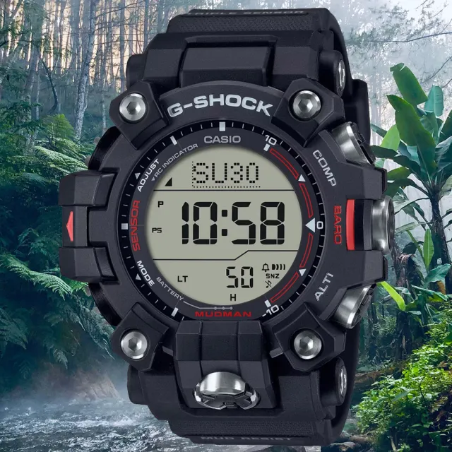 【CASIO 卡西歐】G-SHOCK Master of G系列 三重感應 多功能腕錶 禮物推薦 送禮首選(GW-9500-1)