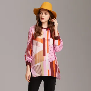 【KERAIA 克萊亞】戀愛夜未眠飄逸雪紡上衣