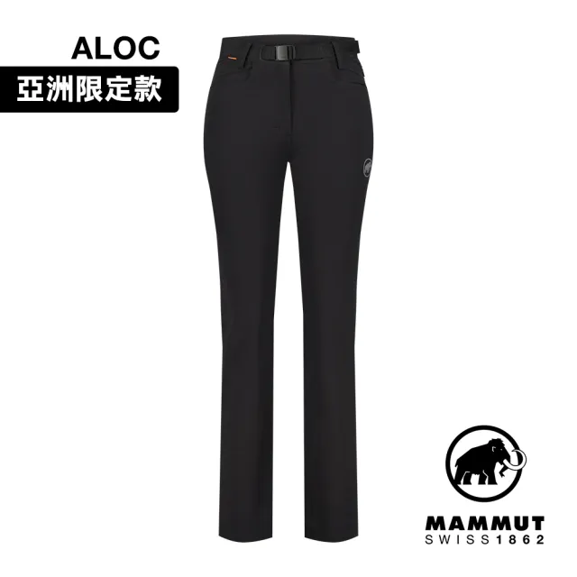 【Mammut 長毛象】Utility SO Pants AF W 日系機能軟殼長褲 黑色 女款 #1021-01010