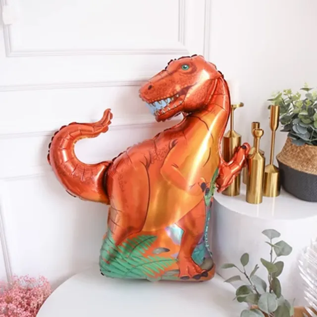 【阿米氣球派對】恐龍造型鋁箔氣球-1個(氣球 生日氣球 生日派對 佈置)