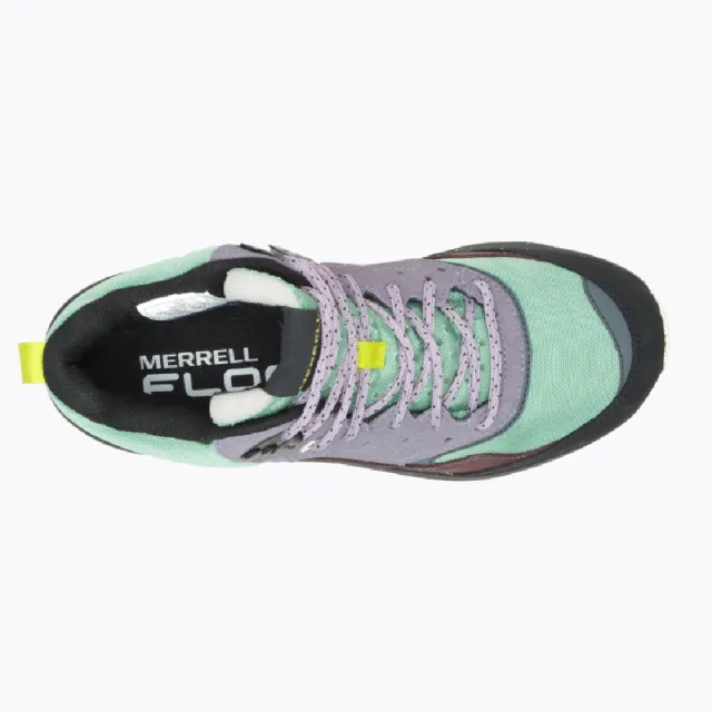 【MERRELL】SPEED SOLO MID WATERPROOF防水中筒麂皮登山鞋 綠灰 女(ML005098)