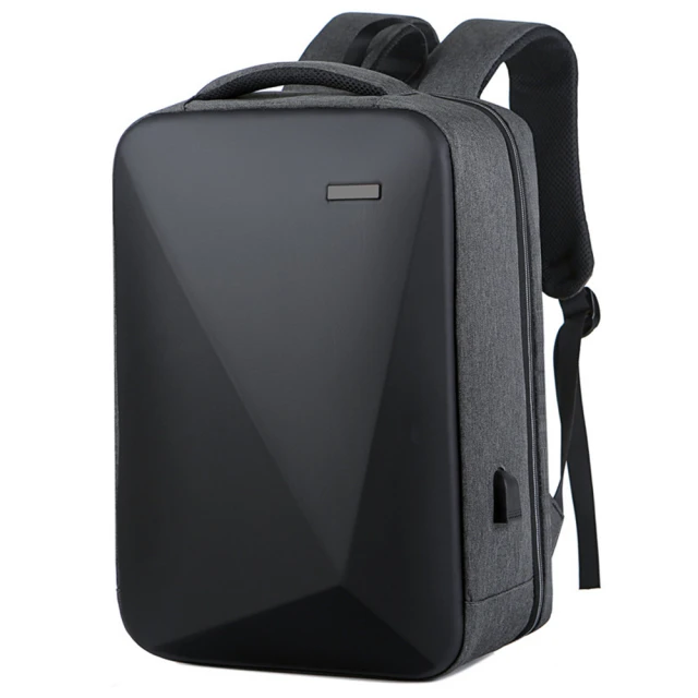NEW MAN USB充電休閒雙肩包後背包學生包通勤包(後背