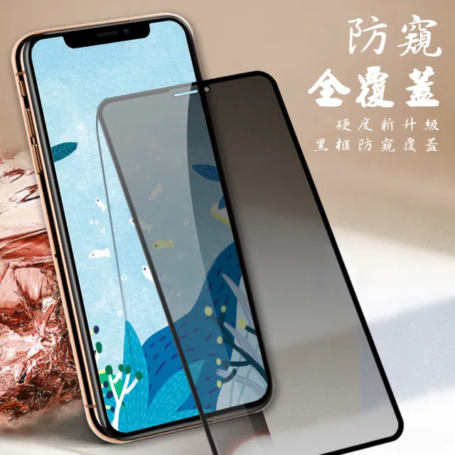 【KL鋼化膜】IPhone 15 PLUS 鋼化膜滿版防窺黑框手機保護膜