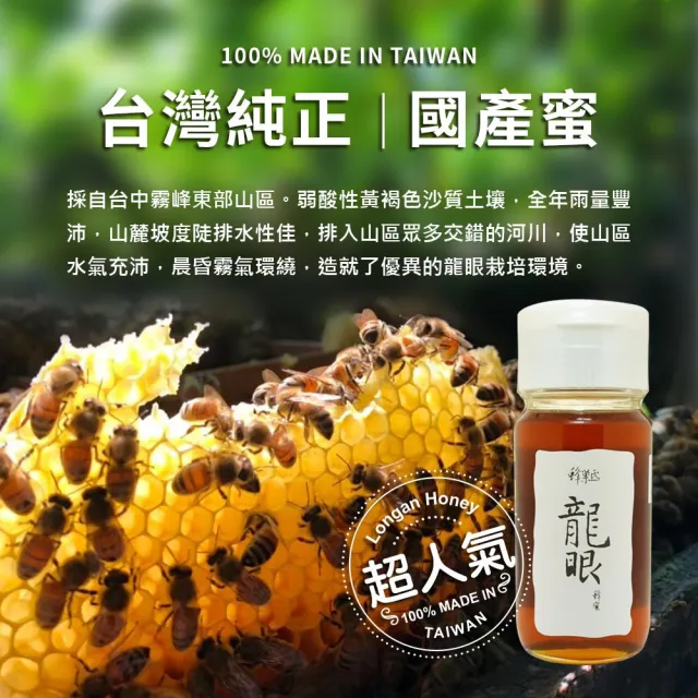 【蜂巢氏】嚴選驗證龍眼蜂蜜700gX1罐(100%純蜂蜜)