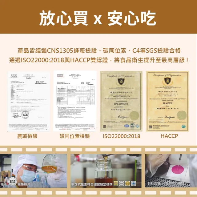 【蜂巢氏】嚴選驗證百花蜂蜜700g/罐(100%天然蜂蜜)