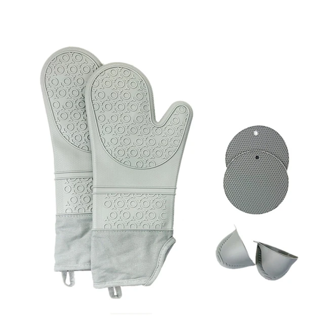 E.dot 2入組 加厚棉布防燙隔熱手套/烘焙手套折扣推薦