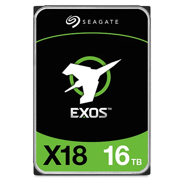 【SEAGATE 希捷】EXOS X18 16TB 3.5吋 7200轉 256MB 企業級內接硬碟(ST16000NM000J)