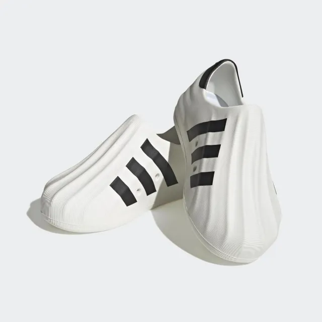 【adidas 愛迪達】Adifom Superstar 男女 休閒鞋 經典 Originals 懶人鞋 白黑(HQ8750)
