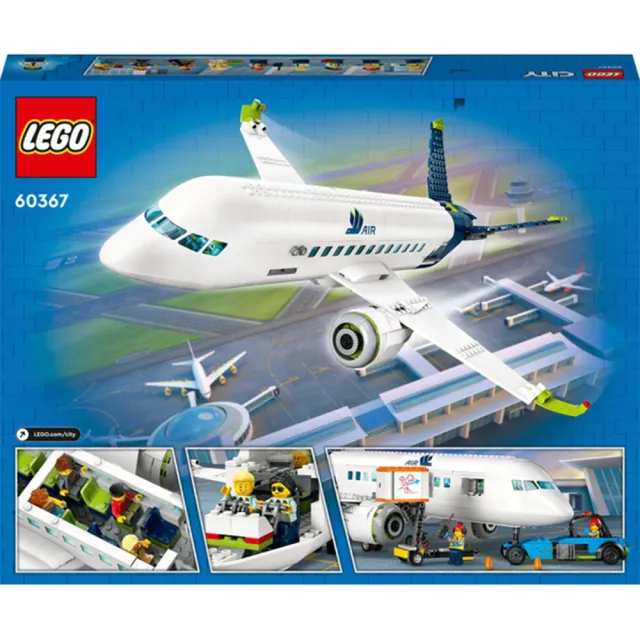 【LEGO 樂高】60367 City城市系列 客機(飛機 積木 模型 擺設)