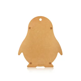 【GOLD LIFE】高密度不吸水木纖維砧板-笨企鵝(動物造型)