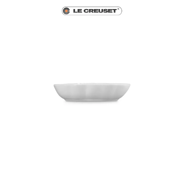 【Le Creuset】瓷器南瓜盤 16cm(珠光白/醇酒紅)