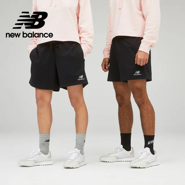 【NEW BALANCE】NB 棉質短褲_男性_黑色_US21500BK