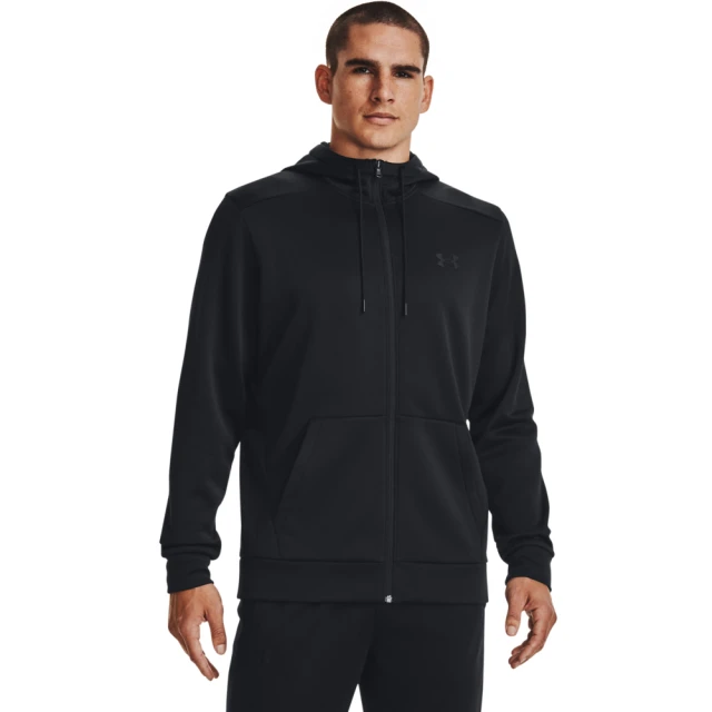 UNDER ARMOUR UA 男 Armour Fleece 連帽外套_1373357-001(黑色)