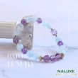 【Naluxe】紫水晶 海藍寶 設計款開運手鍊(招貴人 開金運 增加自信 療癒之石)