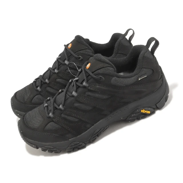 MERRELL 登山鞋 Moab 3 Smooth GTX 男鞋 防水 黑 珠面皮 郊山 越野 戶外(ML036361)