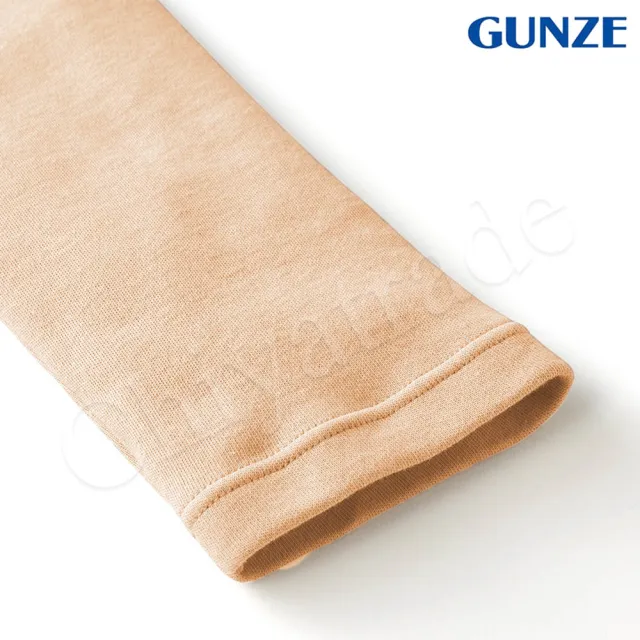 【Gunze 郡是】日本製 抗菌消臭 純棉保暖 U領發熱衣 衛生衣-女(吸濕消臭)