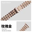 【ALL TIME 完全計時】Apple Watch S7/6/SE/5/4 38/40/41mm 鏤金五排不鏽鋼錶帶_贈調錶帶工具