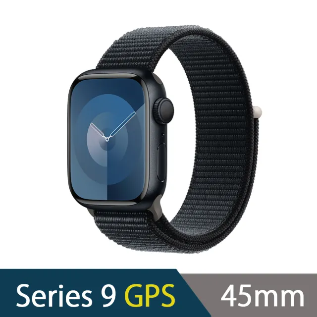 三合一無線充電座組【Apple】Apple Watch S9 GPS 45mm(鋁金屬錶殼搭配運動型錶環)