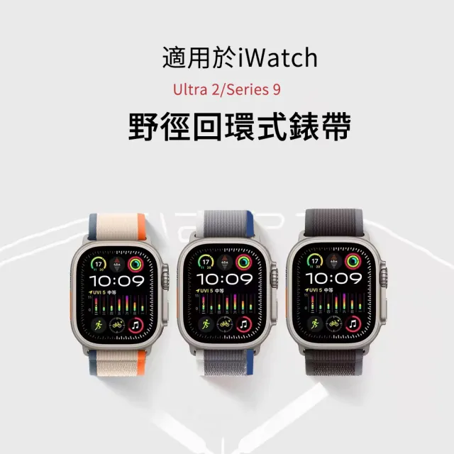 【The Rare】Apple Watch Ultra 2 Series 9 41/45/49mm野徑回環式錶帶 手錶替換帶