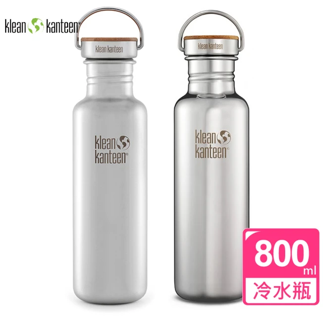 【Klean Kanteen】竹片鋼蓋冷水瓶(800ml)