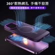 【RedMoon】APPLE iPhone 15 Pro Max 6.7吋 磁吸冰磁散熱手機殼 鏡頭增高防摔降溫抗指紋(i15ProMax)