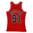 【NBA】M&N G2二代 Swingman復古球衣 公牛隊 97-98 #91 Dennis Rodman 紅(SMJYGS18154-CBUSCAR97DRD)
