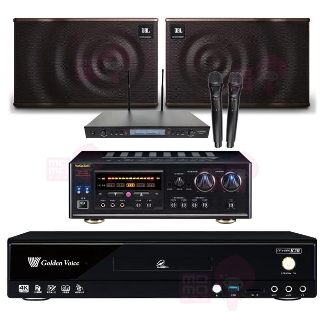 【金嗓】CPX-900 K2R+DSP-A1II+SR-889PRO+JBL MK10(4TB點歌機+擴大機+無線麥克風+喇叭)