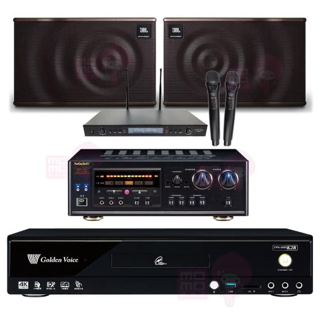 【金嗓】CPX-900 K2R+DSP-A1II+SR-889PRO+JBL MK10(4TB點歌機+擴大機+無線麥克風+喇叭)