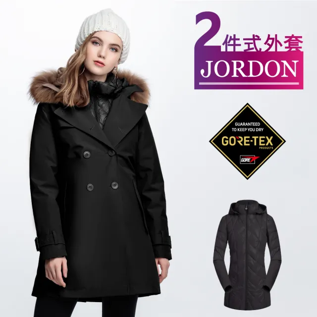 【JORDON 橋登】GORE-TEX 3-Layer防水機能長大衣(暗紅)