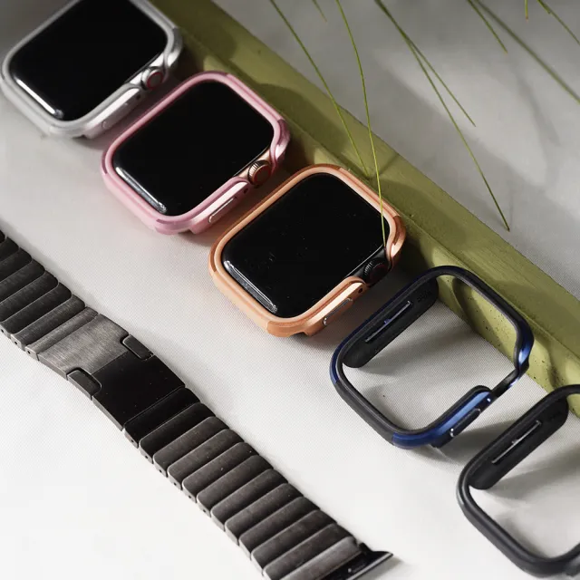 【ALL TIME 完全計時】Apple Watch S7/6/SE/5/4 44mm  鎧甲風格防撞手錶保護殼