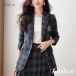 【Alishia】韓版氣質百搭輕柔女士西裝外套(現+預  黑色 / 咖啡色 / 米白色)