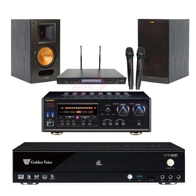 【金嗓】CPX-900 K2R+DSP-A1II+SR-889PRO+RB-61II 黑色(4TB點歌機+擴大機+無線麥克風+喇叭)