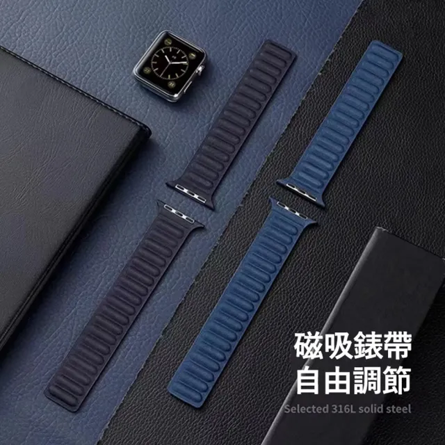 【Kyhome】Apple Watch Ultra2 Series 9 環保布紋磁吸錶帶(替換腕帶 手錶帶)