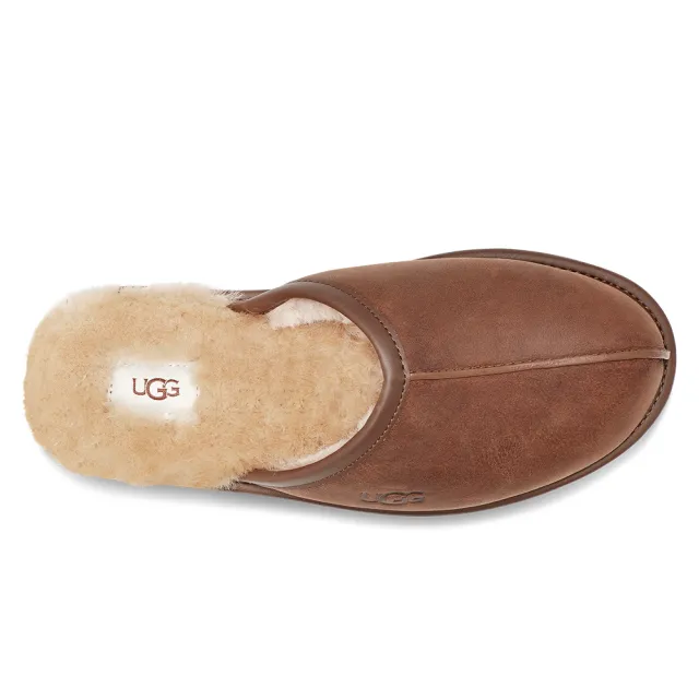 【UGG】男鞋/穆勒鞋/毛毛拖/懶人鞋/Scuff(褐色-UG1108192TAN)