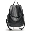 【MoonDy】後背包 包包女 小背包 媽媽包 大容量包包 大學生背包 歐美包包 韓國包包 黑色包包 真皮包包