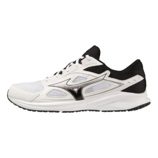 【MIZUNO 美津濃】Maximizer 26 男女 慢跑鞋 運動 步行 基本款 一般型 寬楦 白黑(K1GA240002)