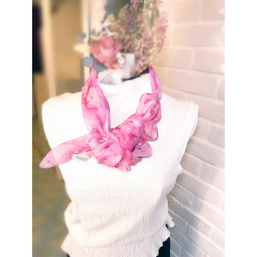 【iTa.a】100%義大利制造80×80雪紡大方巾(時尚.機能.環保-歐洲工藝普及版B10)