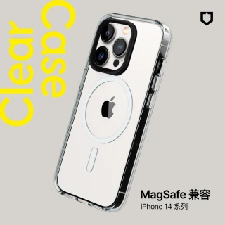 【RHINOSHIELD 犀牛盾】iPhone 14/Plus/14 Pro/14 Pro Max Clear MagSafe兼容磁吸透明手機殼(抗黃終生保固)
