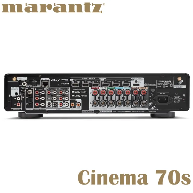 【Marantz 馬蘭士】marantz cinema 70s 環繞AV擴大機(薄型 AV 環繞擴大機)