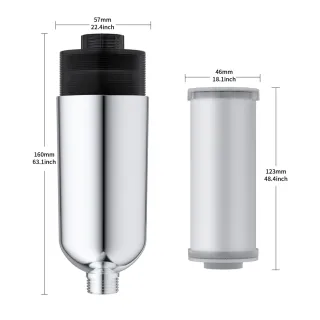 【ELEPRAY】純萃膠囊沐浴過濾器 活性碳淨化加強型(沐浴過濾器 前置過濾器 淋浴過濾器 蓮蓬頭濾水器)