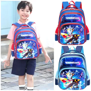 【TDL】超人力霸王鹹蛋超人奧特曼兒童後背包包雙肩背包幼稚園書包小款 TY-300476(平輸品)