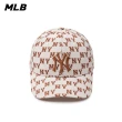 【MLB】可調式硬頂棒球帽 MONOGRAM系列 紐約洋基隊(3ACPFF02N-50CRD)